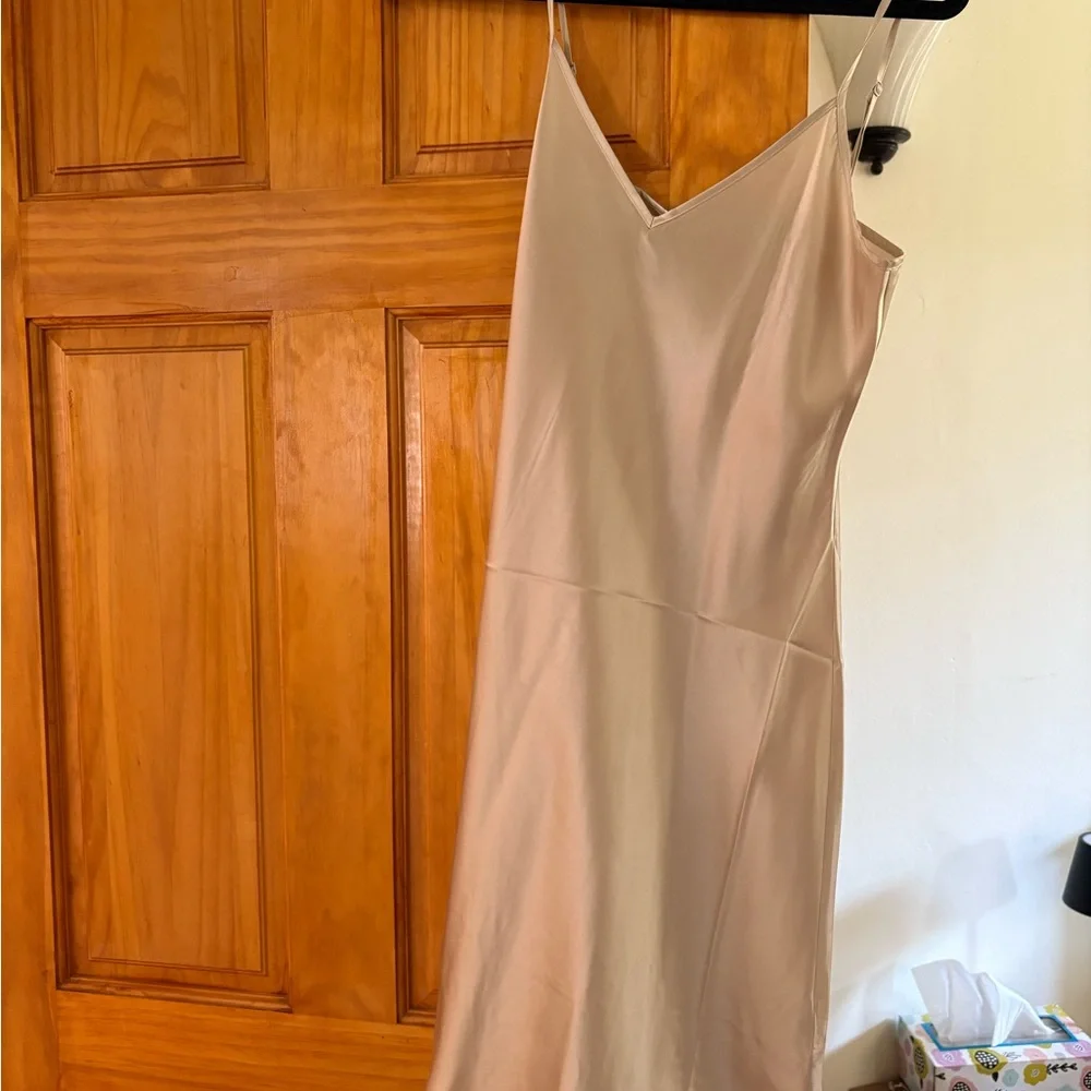 Quince Silk Mini Dress - Picture 2 of 3